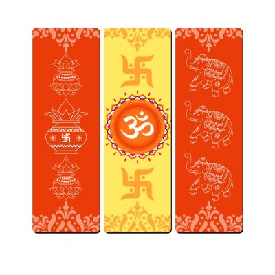 Om Swastik Traditional Wall Hanging for Home Entrance & Decor Hindu Spiritual Wall Art